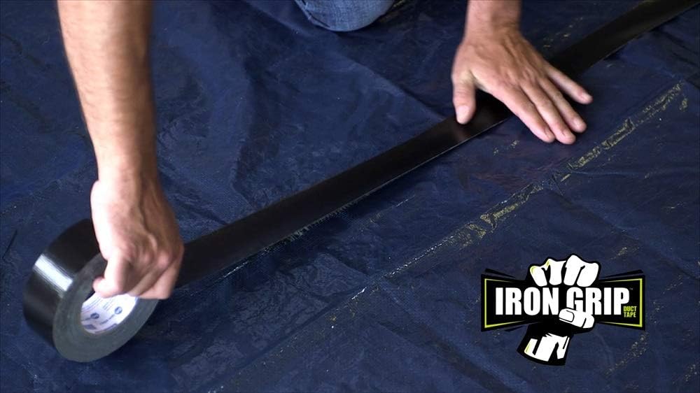 IPG Iron Grip Heavy Duty Duct Tape 188 x 35 yd Black