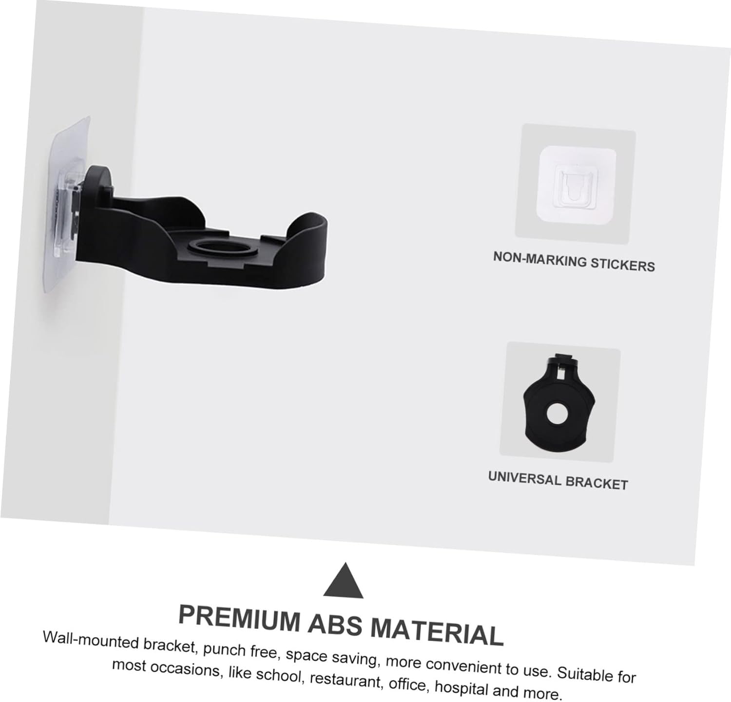 Hoement 2-Piece Wall Soap Dispenser Bracket Set