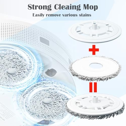 Ytaland 2 Pack Mop Pads Holder for Ecovacs T30 Series