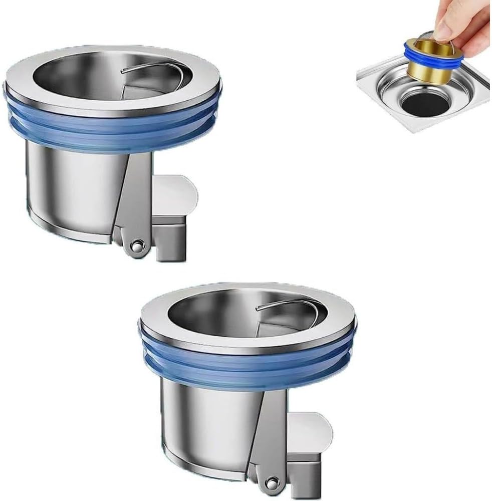 Fermus Shower Floor Drain Anti Odor Plug with Mesh