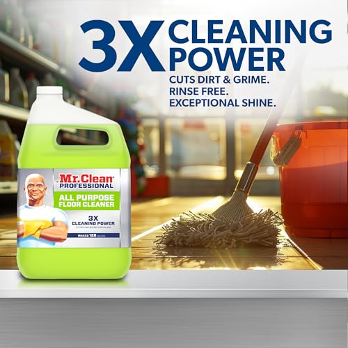 Mr Clean Professional Floor Cleaner 1 Gallon Case of 3