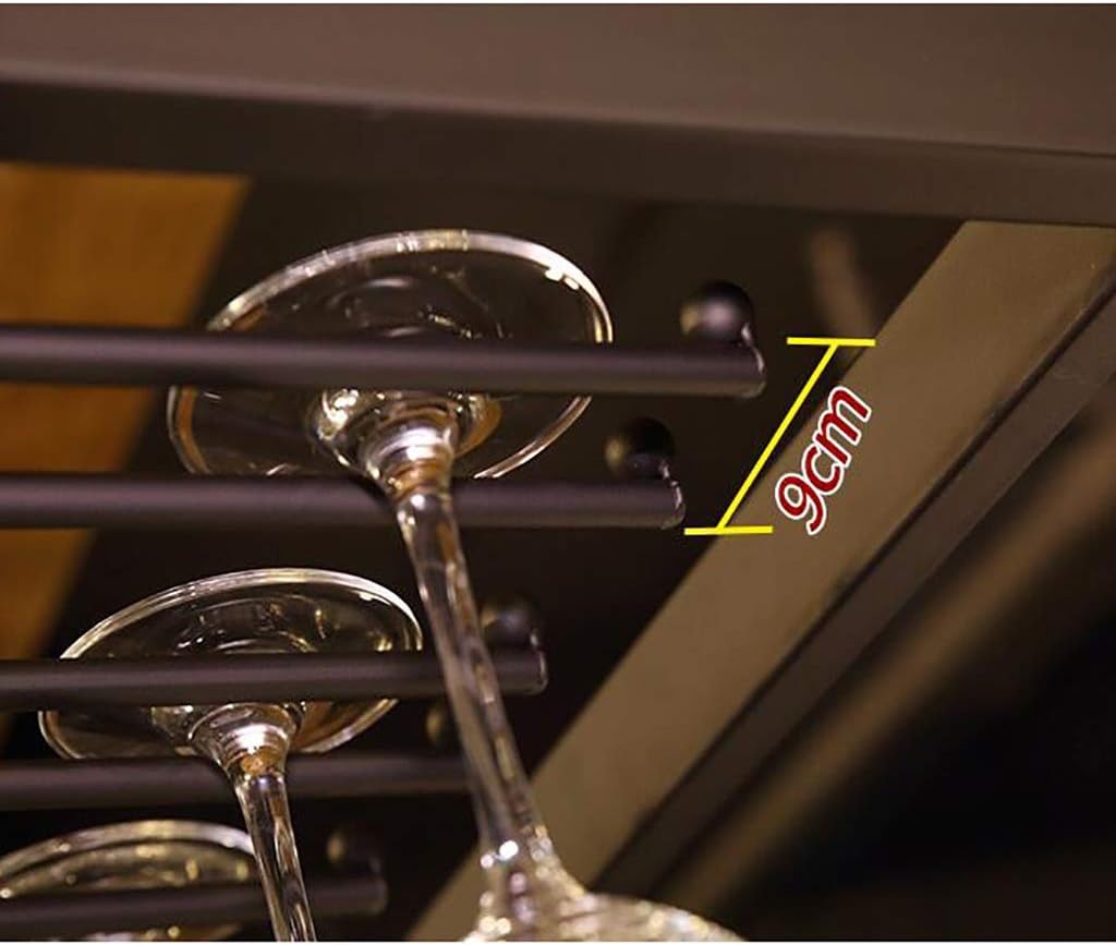 ZJDYDY Adjustable Iron Wine Glass Holder Frame