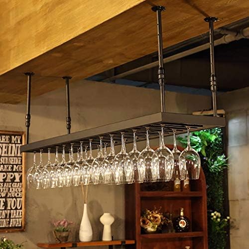 ZJDYDY Adjustable Iron Wine Glass Holder Frame