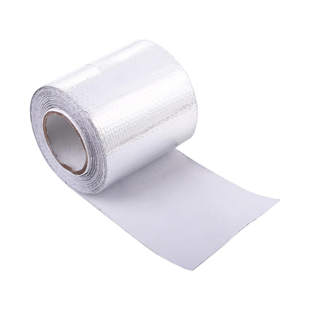 Leadigol High Heat Resistant Self-Adhesive Tape 5CM Silver Duct Heat Shield Tape