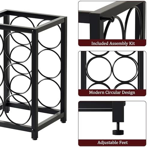 Hjarta Compact Wine Rack for Countertop and Cabinet