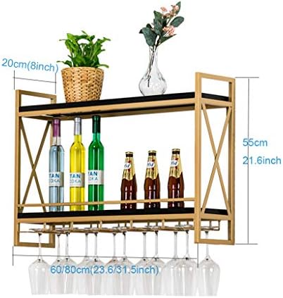 Wall Mounted Wine Rack with Cork Storage