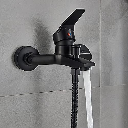 LASEVE Single Handle Tub Faucet with ABS Shower Head 1