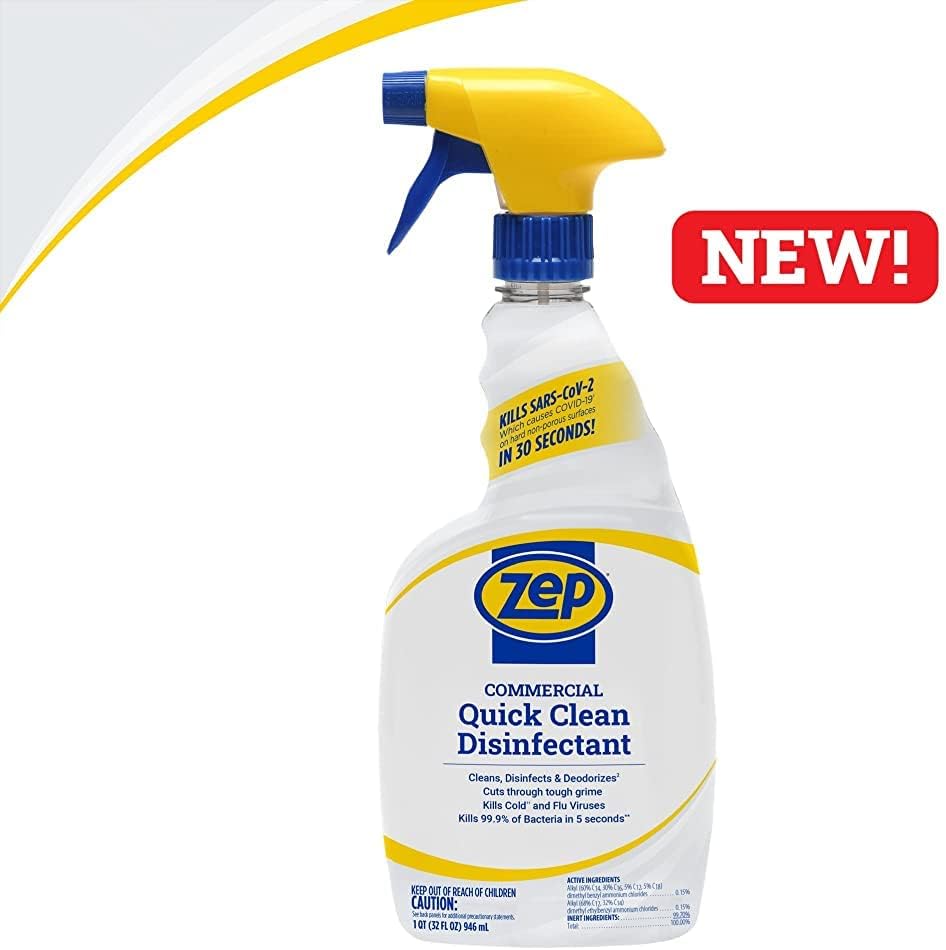Zep Home Pro Quick Clean Disinfectant 32 Fl Oz