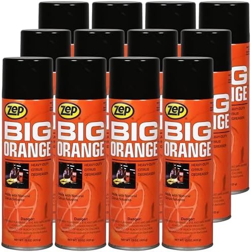 Zep Big Orange Heavy-Duty Citrus Degreaser - 15 oz Case Of 12 1