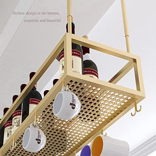 Pimex Wall-Mounted Wine Rack with Adjustable Shelf