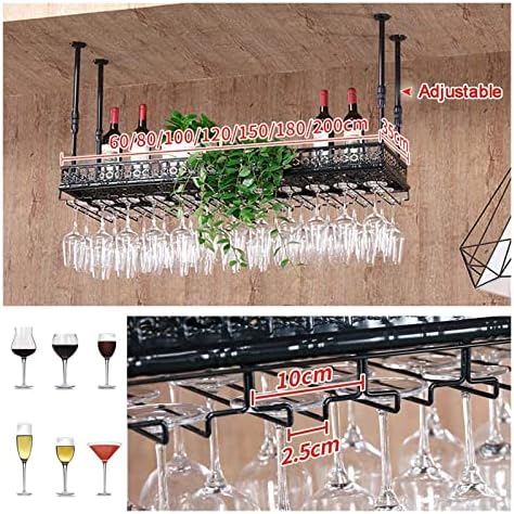 ALDEPO Wall-Mounted Wine Rack 24 Adjustable Metal