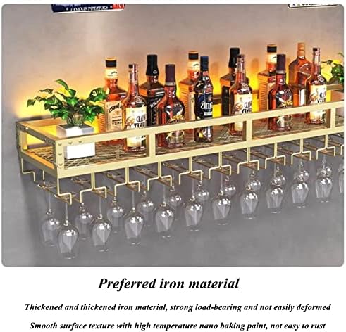 MaGiLL Wall-Mounted Wine Rack With LED Light