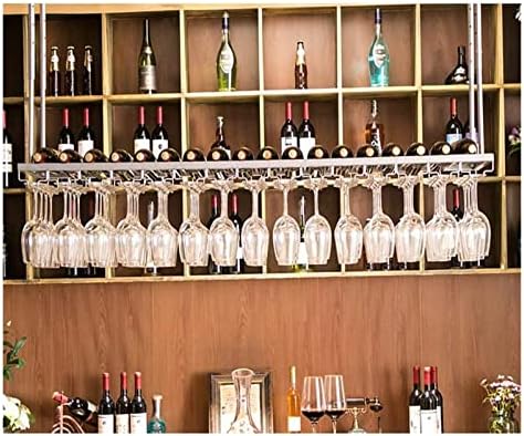 ALDEPO Wall-Mounted Wine Rack with Adjustable Metal Holder