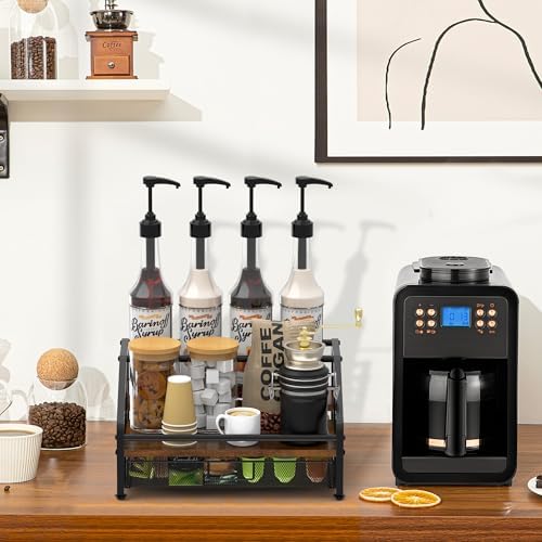 Alyoen 3-Tier Coffee Syrup Organizer Rack