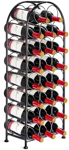 Sorbus Freestanding Wine Rack - 23 Bottle Storage