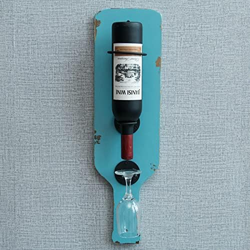 KINTEOK Industrial Vintage Wine Rack Wall Mount