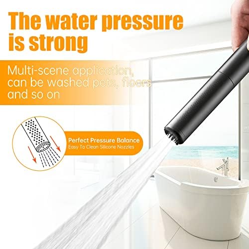 BESy Black Brass 2 In 1 Handheld Shower Head Set