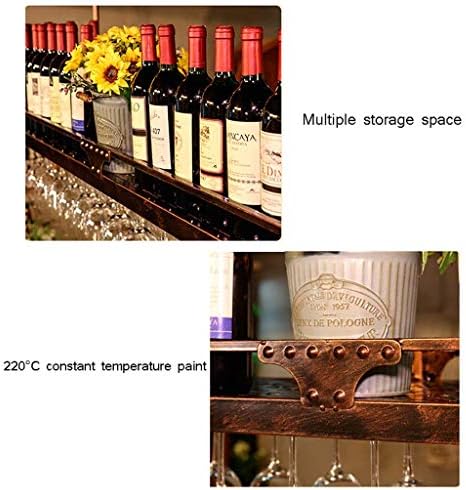 CGF- Wall-Mounted Wine Rack with Adjustable Height - Black