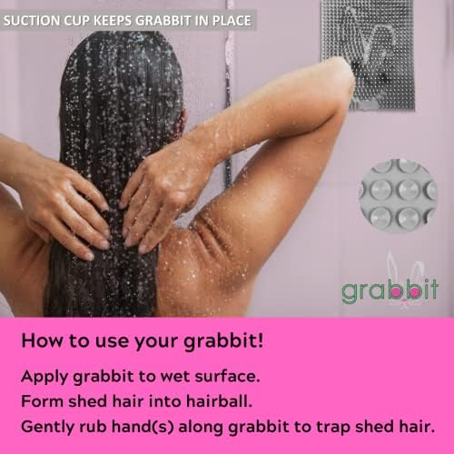 GRABBIT Hair Catcher - Trap Shed Hair Protect Drains