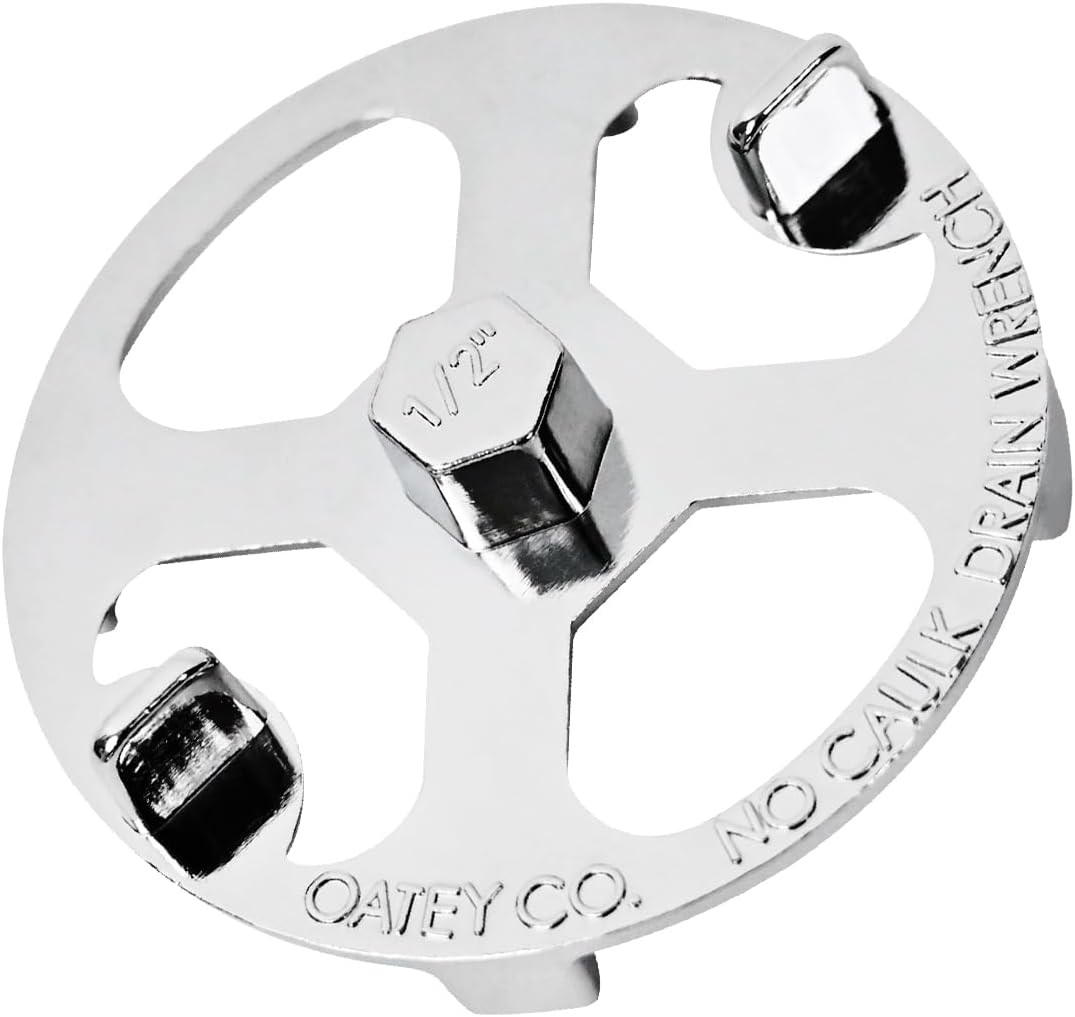 Delixike 42239 Shower Drain Wrench Strainer Stainless Steel