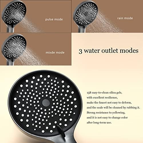 Rainfall Shower System with Adjustable Tub Spout and Handheld