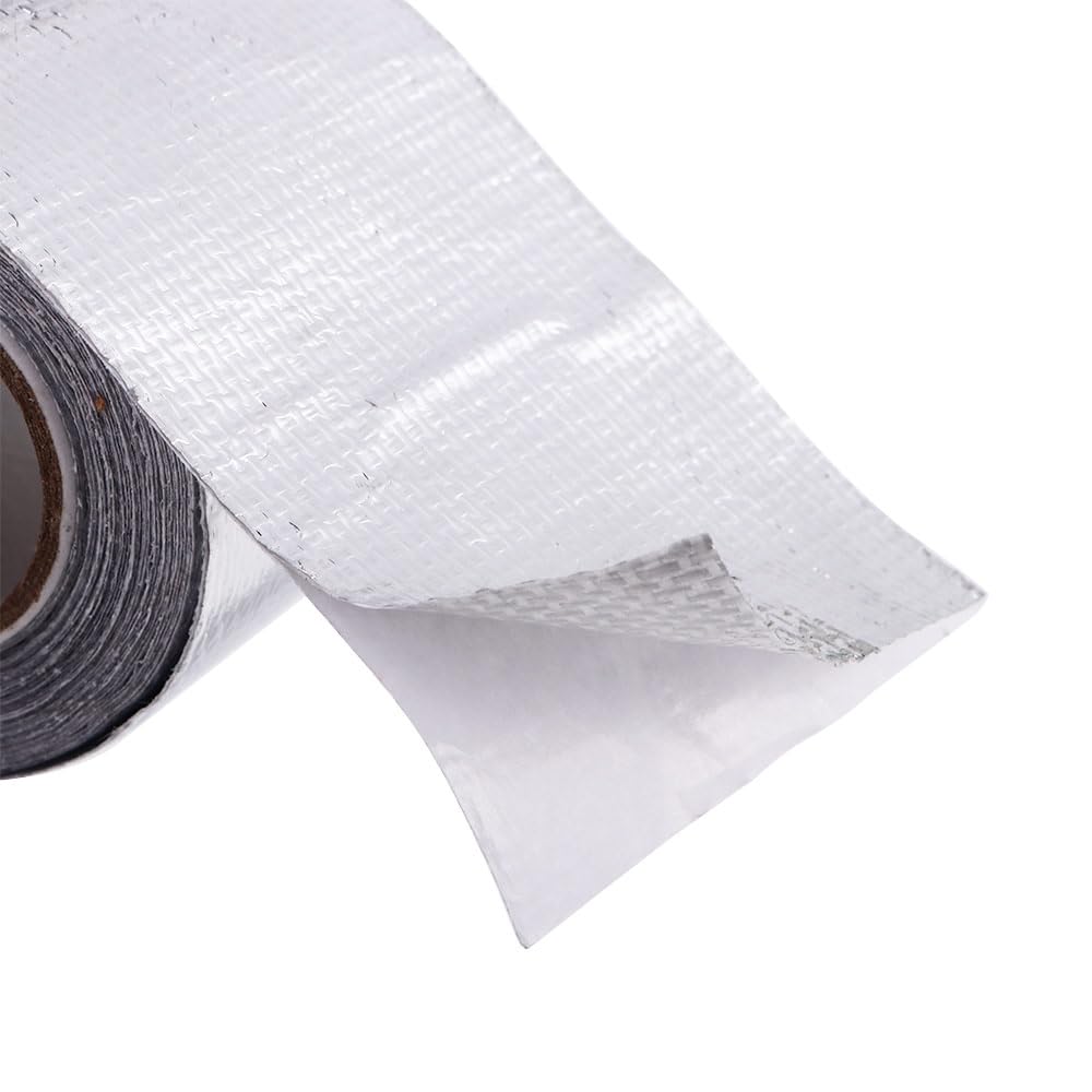 Leadigol High Heat Resistant Self-Adhesive Tape 5CM Silver Duct Heat Shield Tape