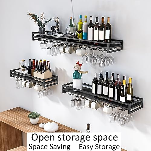 LIGUOYI Wall Mounted Wine Rack 60CM Space Saving Holder