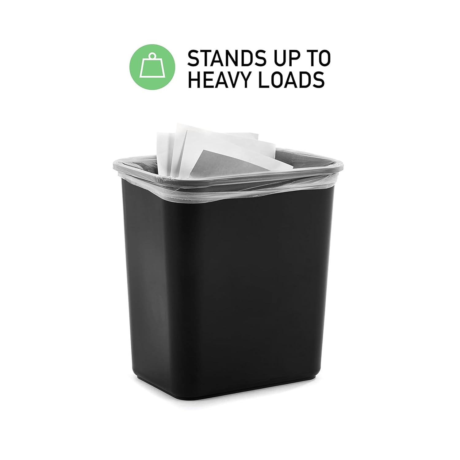 Gooddyiyukey 25 Gallon Slim Office Trash Can with Lid