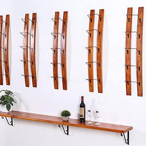 KOHARA 5-Bottle Wall Mounted Wine Rack