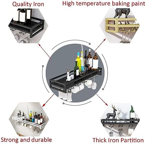 LIGUOYI Wall-Mounted Wine Glass Hanger 1