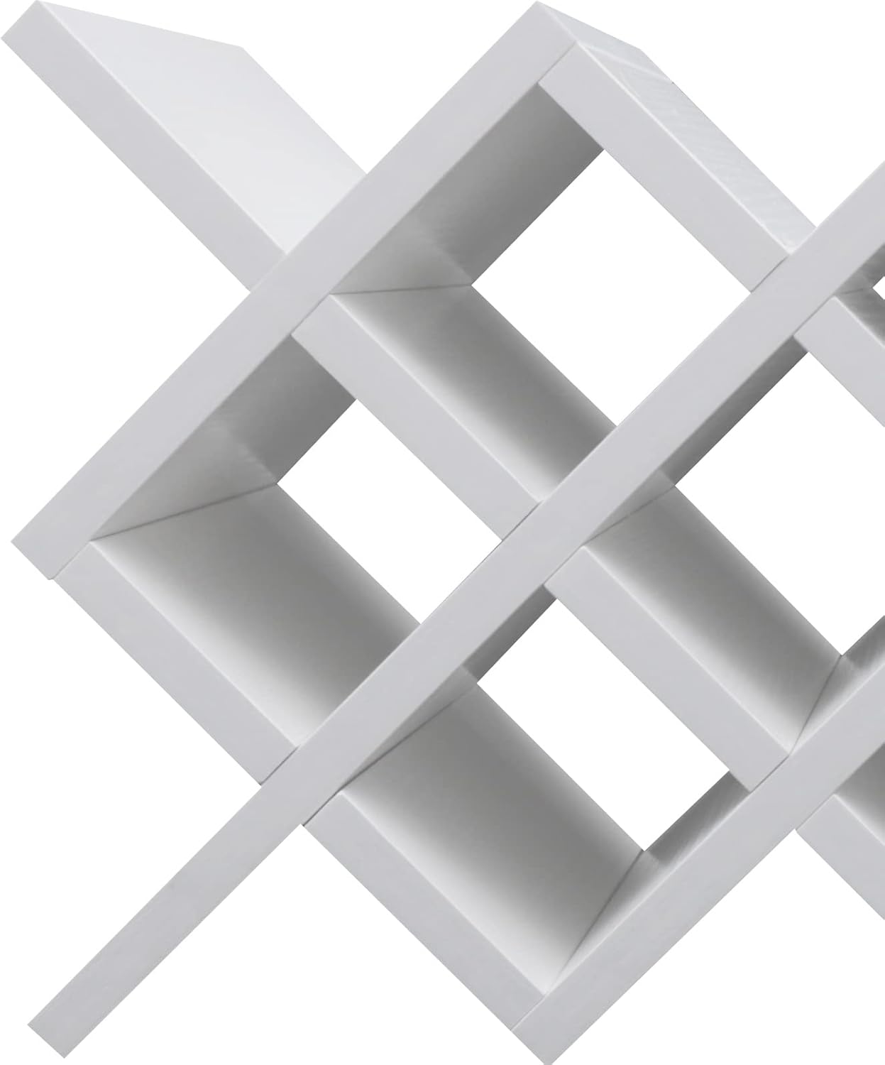 Bamboo Wine Rack Wall-Mounted 10-Bottle Storage