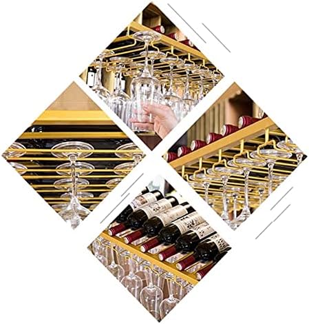 ALDEPO Wall-Mounted Wine Rack with Adjustable Metal Holder