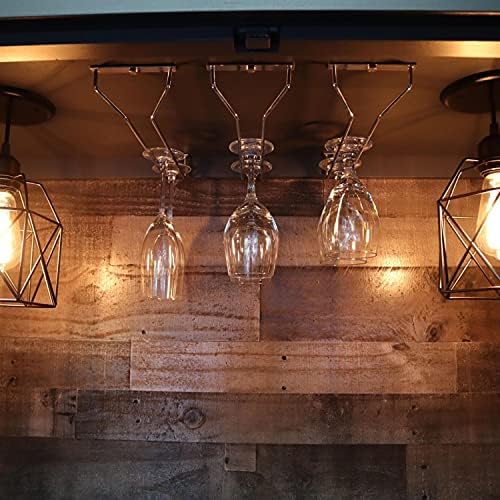RedDreamer 14-Inch Stemware Rack Set of 2 Chrome Finish
