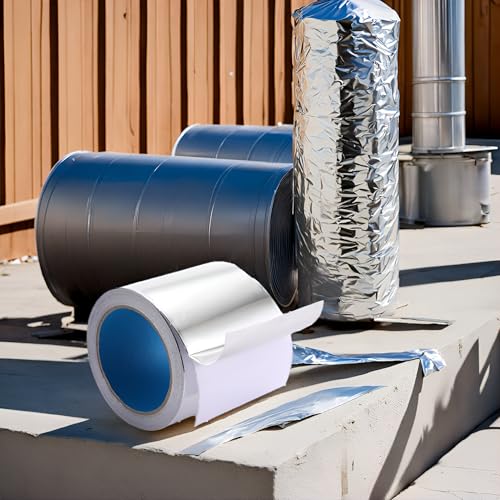 4 x 65 Aluminum Foil Tape for HVAC Pipe Repairs 1