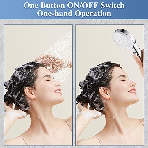 DOILIESE Handheld Showerhead with 3 Modes and 60in Hose