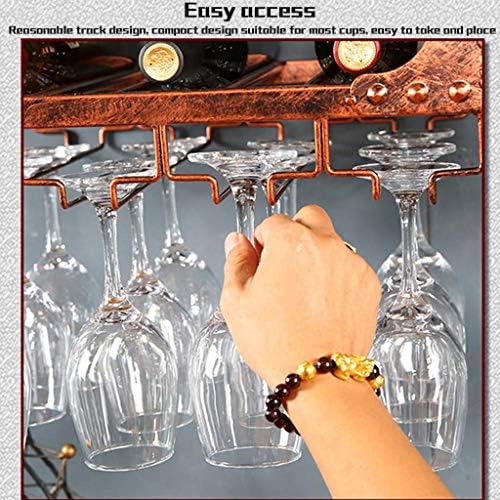 Pimex Wall-Mounted Wine Rack Adjustable Iron Frame