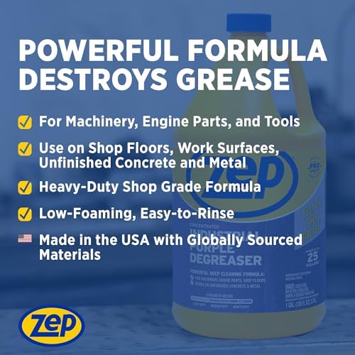 Zep Industrial Purple Cleaner and Degreaser 1 Gallon 1