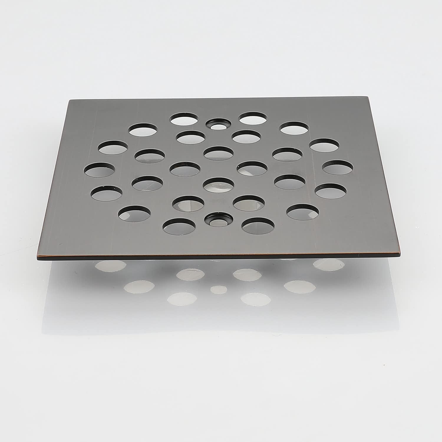 Holge Square 4-14 Inch Screw-in Floor Drain Cover Replacement