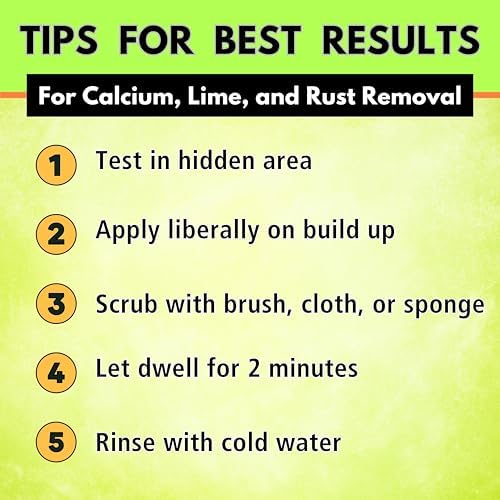 Calcium Lime Rust Remover Kit with Brush and Towel 1