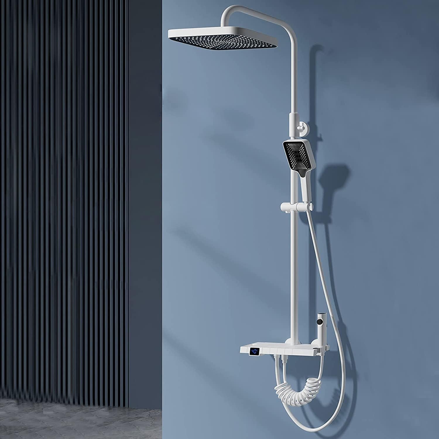 Thermostatic Shower Faucet Set with Temperature Display