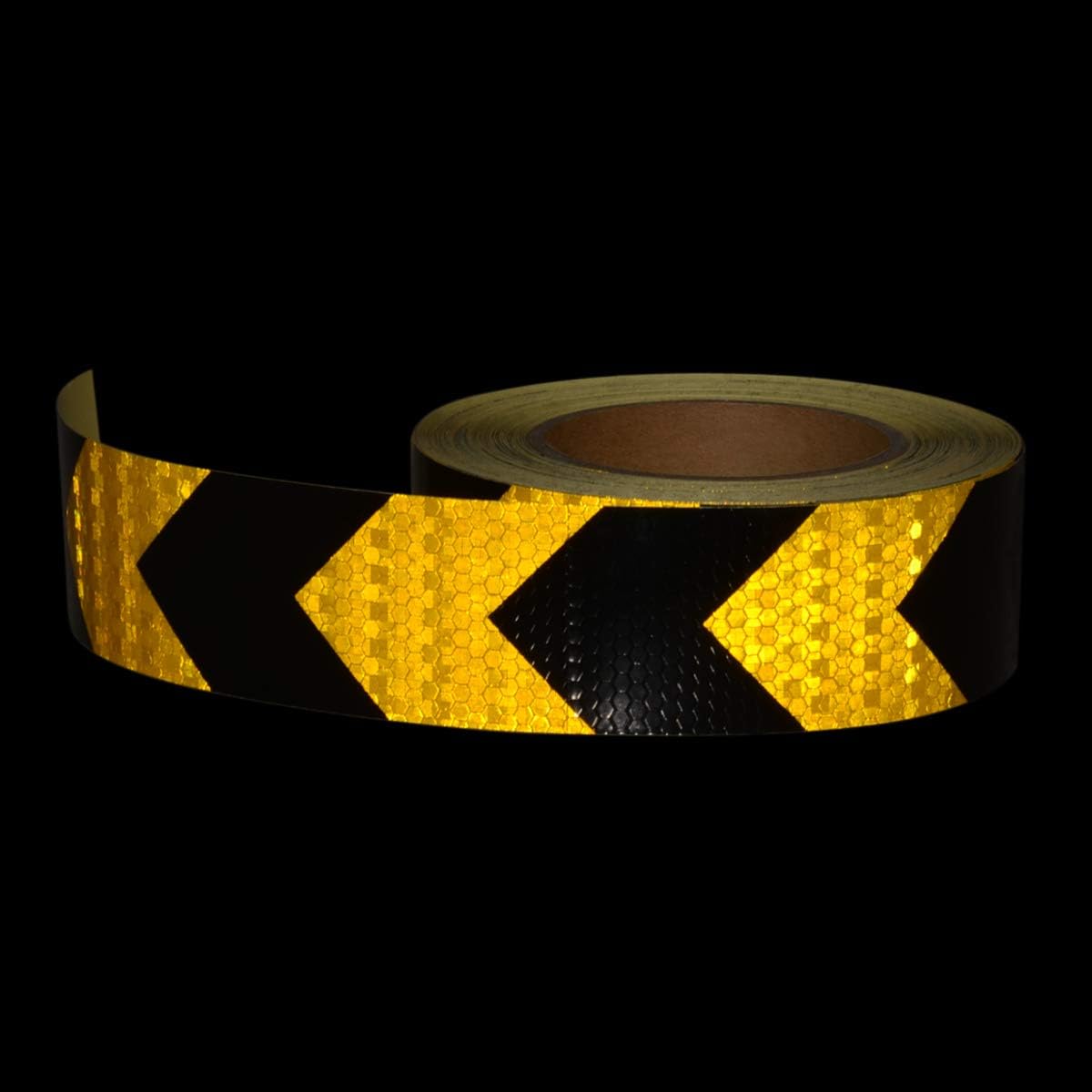 AISEY 2 X 30ft Reflective Safety Tape Yellow Black