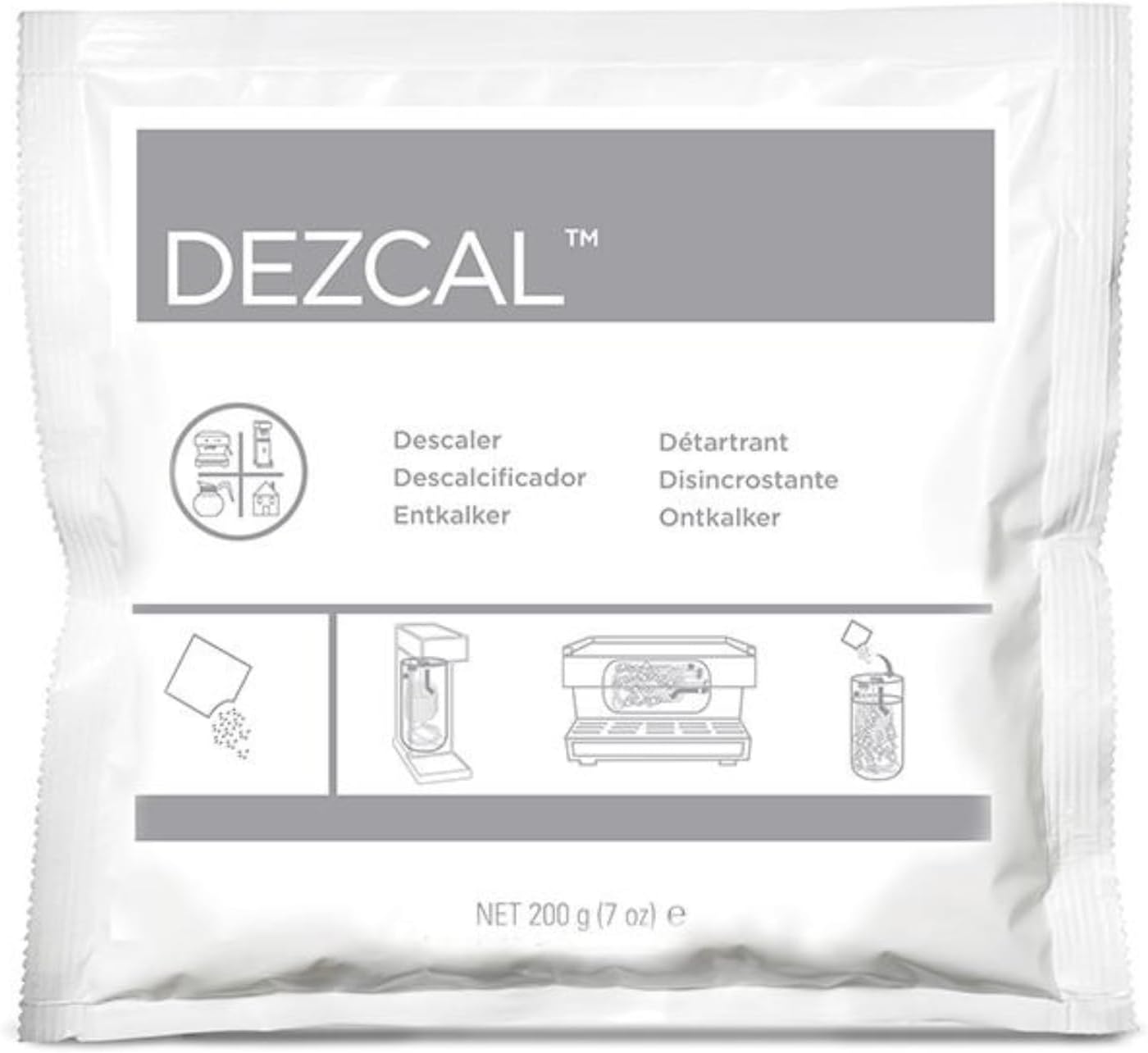 Urnex Dezcal Scale Remover - 7 oz Commercial Use
