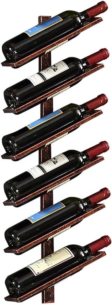 LASEVE Wall Mounted Wine Rack for 4 Bottles