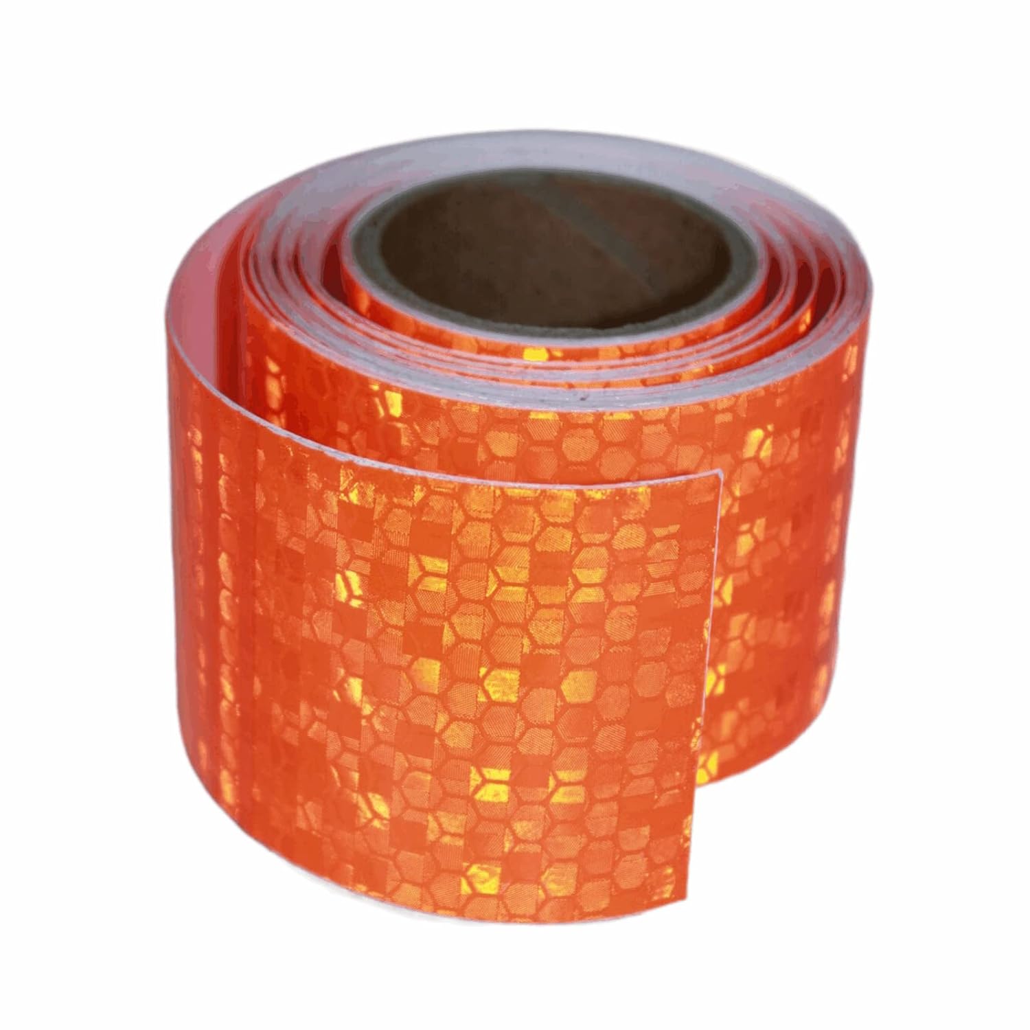 Orange Reflective Tape 2 x 11 Safety Adhesive Stickers