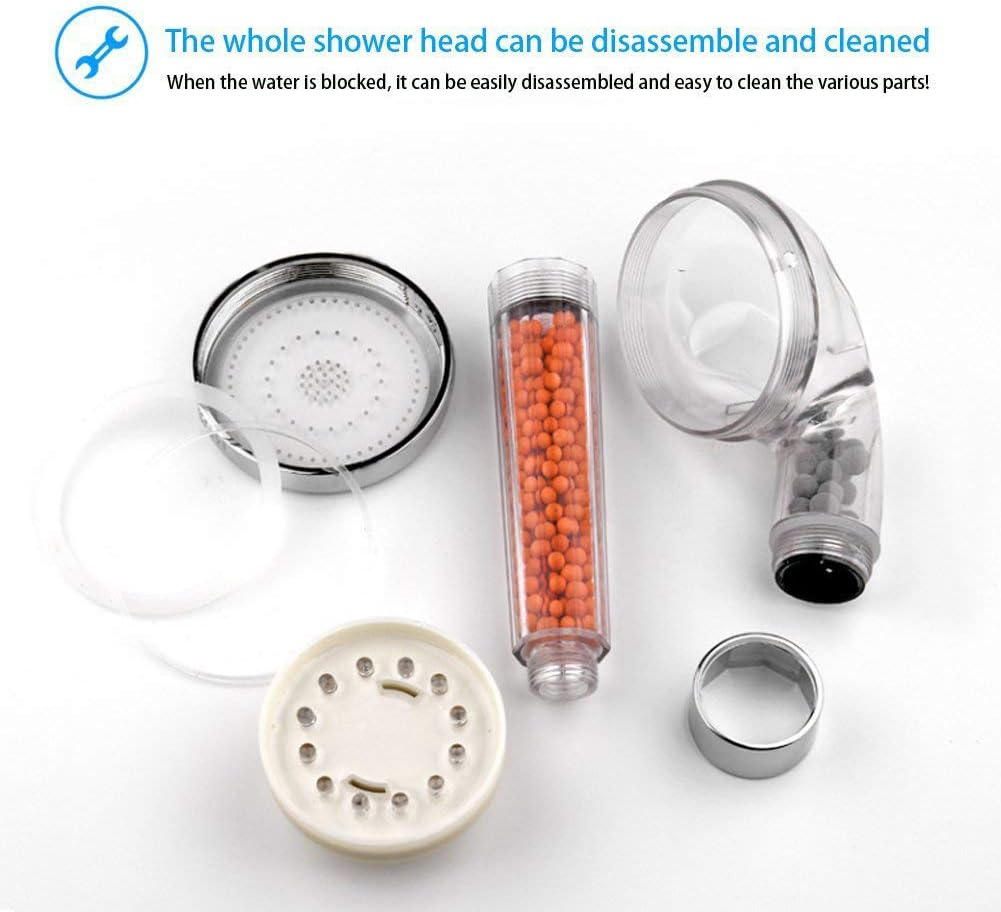 PRUGNA LED Shower Head with Hose and Bracket