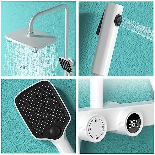 Digital Display Shower Faucet Set with 4 Functions 1