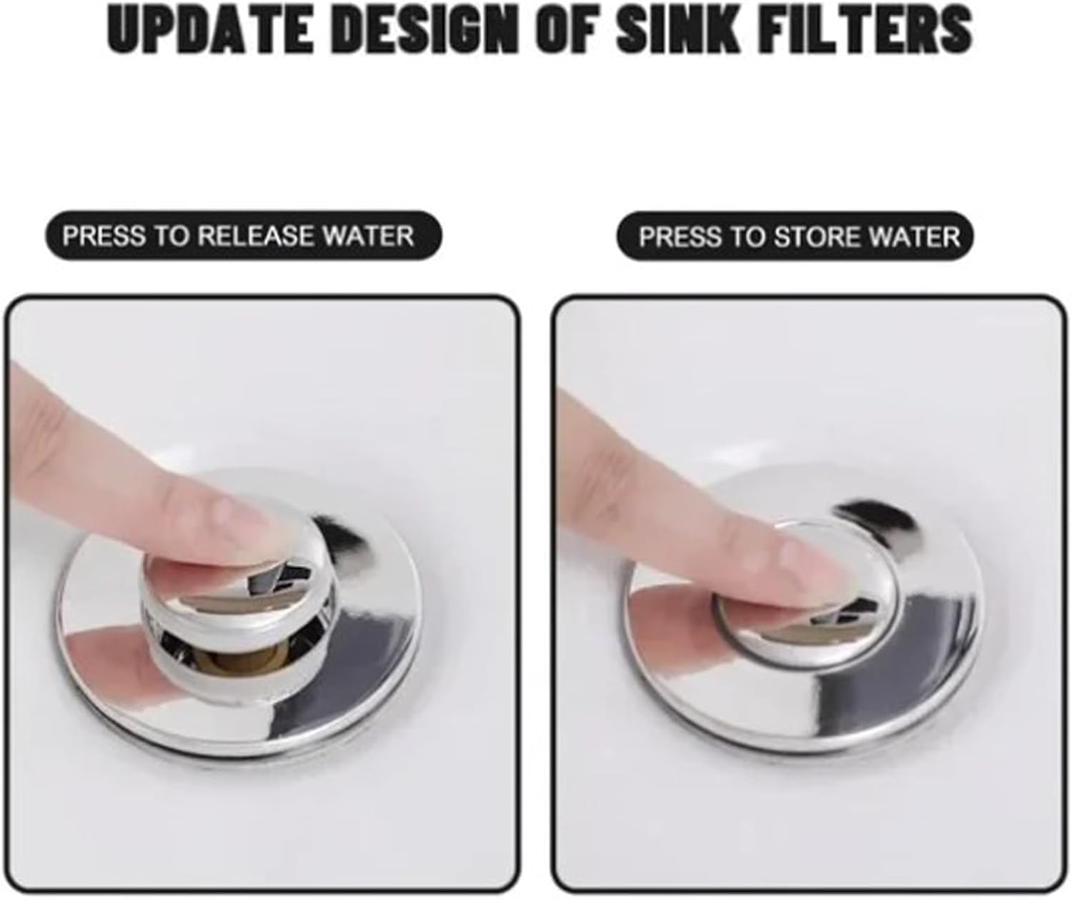 Citosisk Drain Filter with 2PCS Removable Basket