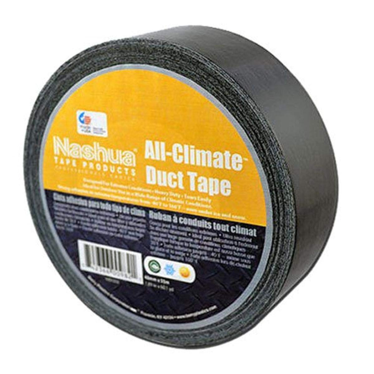 Nashua ALL-CLIMATE Extreme Duct Tape 2 in x 60 yds Black