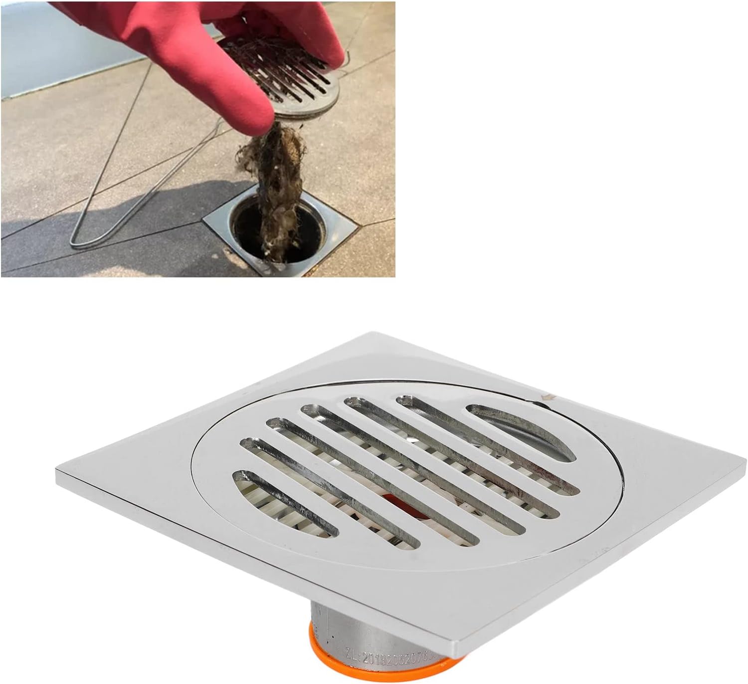 Tomotato Odor Proof Floor Drain - Copper Stainless Steel Magnetic