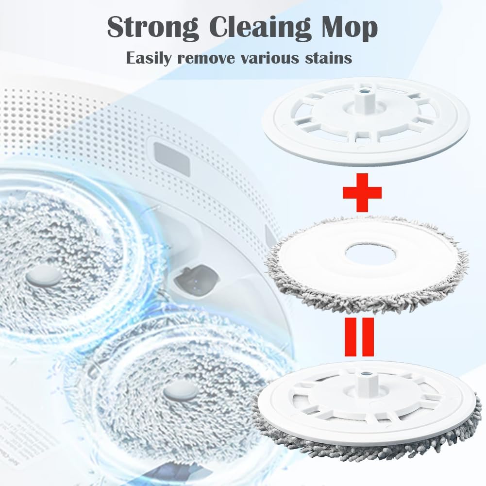 Ytaland 2 Pack Mop Pads Holder for Ecovacs T30 Series